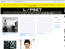 Tablet Screenshot of lipsetmusic.bandcamp.com