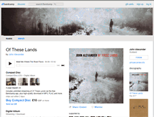 Tablet Screenshot of johnalexander.bandcamp.com