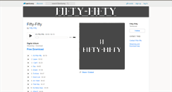 Desktop Screenshot of fifty-fifty.bandcamp.com