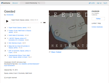 Tablet Screenshot of chesteratz.bandcamp.com