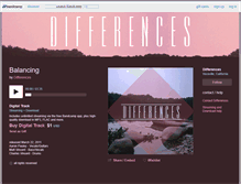 Tablet Screenshot of differences.bandcamp.com