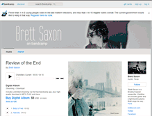 Tablet Screenshot of brettsaxon.bandcamp.com