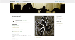 Desktop Screenshot of mnemosine.bandcamp.com