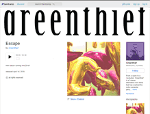 Tablet Screenshot of greenthief.bandcamp.com