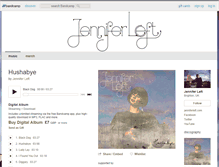 Tablet Screenshot of jenniferleft.bandcamp.com