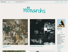 Tablet Screenshot of monarchsfamily.bandcamp.com