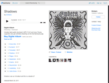 Tablet Screenshot of embers.bandcamp.com