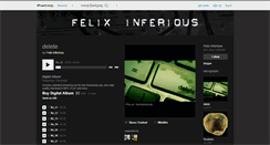 Desktop Screenshot of felixinferious.bandcamp.com
