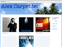 Tablet Screenshot of alexcarpenter.bandcamp.com