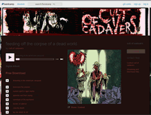 Tablet Screenshot of cultofcadavers.bandcamp.com
