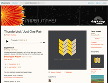 Tablet Screenshot of papersnakes.bandcamp.com