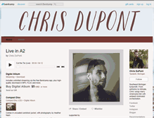 Tablet Screenshot of chrisdupont.bandcamp.com