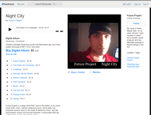 Tablet Screenshot of futureproject1.bandcamp.com