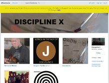 Tablet Screenshot of disciplinex.bandcamp.com