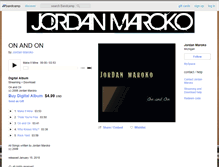 Tablet Screenshot of jordanmaroko.bandcamp.com