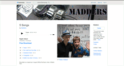 Desktop Screenshot of madders.bandcamp.com