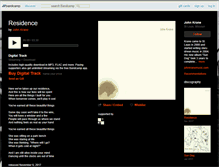 Tablet Screenshot of johnkrane.bandcamp.com