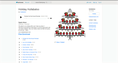 Desktop Screenshot of holidayhullabaloo.bandcamp.com