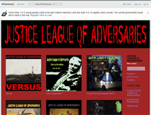 Tablet Screenshot of justiceleagueofadversaries.bandcamp.com