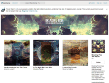 Tablet Screenshot of breakingfreethealbum.bandcamp.com