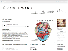 Tablet Screenshot of granamant.bandcamp.com