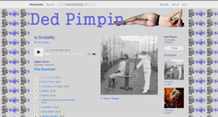 Desktop Screenshot of dedpimpin.bandcamp.com