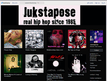 Tablet Screenshot of jukstapose.bandcamp.com