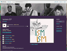 Tablet Screenshot of ismism.bandcamp.com