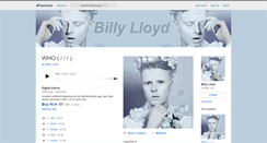 Desktop Screenshot of billylloyd.bandcamp.com