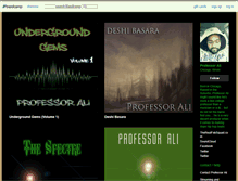 Tablet Screenshot of professorali.bandcamp.com