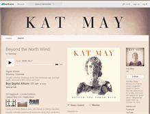 Tablet Screenshot of katmay.bandcamp.com