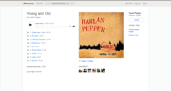 Desktop Screenshot of harlanpepper.bandcamp.com