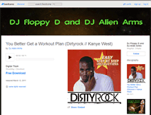 Tablet Screenshot of djfloppydanddjalienarms.bandcamp.com