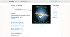 Desktop Screenshot of hollowfazergate.bandcamp.com