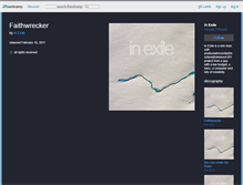 Tablet Screenshot of inexile.bandcamp.com