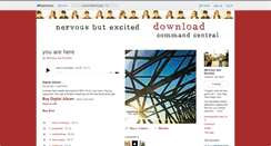 Desktop Screenshot of nervousbutexcited.bandcamp.com