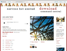 Tablet Screenshot of nervousbutexcited.bandcamp.com