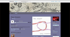 Desktop Screenshot of bigfuzzy.bandcamp.com