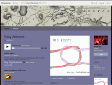 Tablet Screenshot of bigfuzzy.bandcamp.com