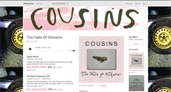Desktop Screenshot of cousinscousins.bandcamp.com