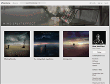 Tablet Screenshot of mindspliteffect.bandcamp.com