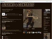 Tablet Screenshot of alarmsandcontrols.bandcamp.com