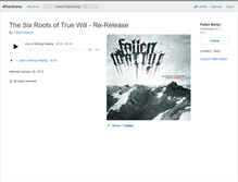 Tablet Screenshot of fallenmartyr.bandcamp.com