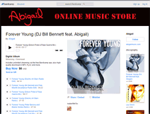 Tablet Screenshot of abigail.bandcamp.com