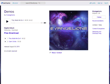 Tablet Screenshot of evangelions.bandcamp.com