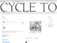 Tablet Screenshot of cycleto.bandcamp.com