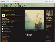 Tablet Screenshot of jackshriner.bandcamp.com