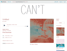 Tablet Screenshot of cant.bandcamp.com