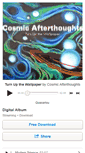 Mobile Screenshot of cosmicafterthoughts.bandcamp.com