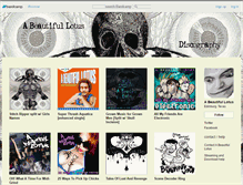 Tablet Screenshot of abeautifullotus.bandcamp.com